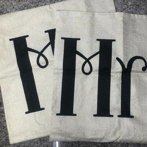 Mr/Mrs pillow case set